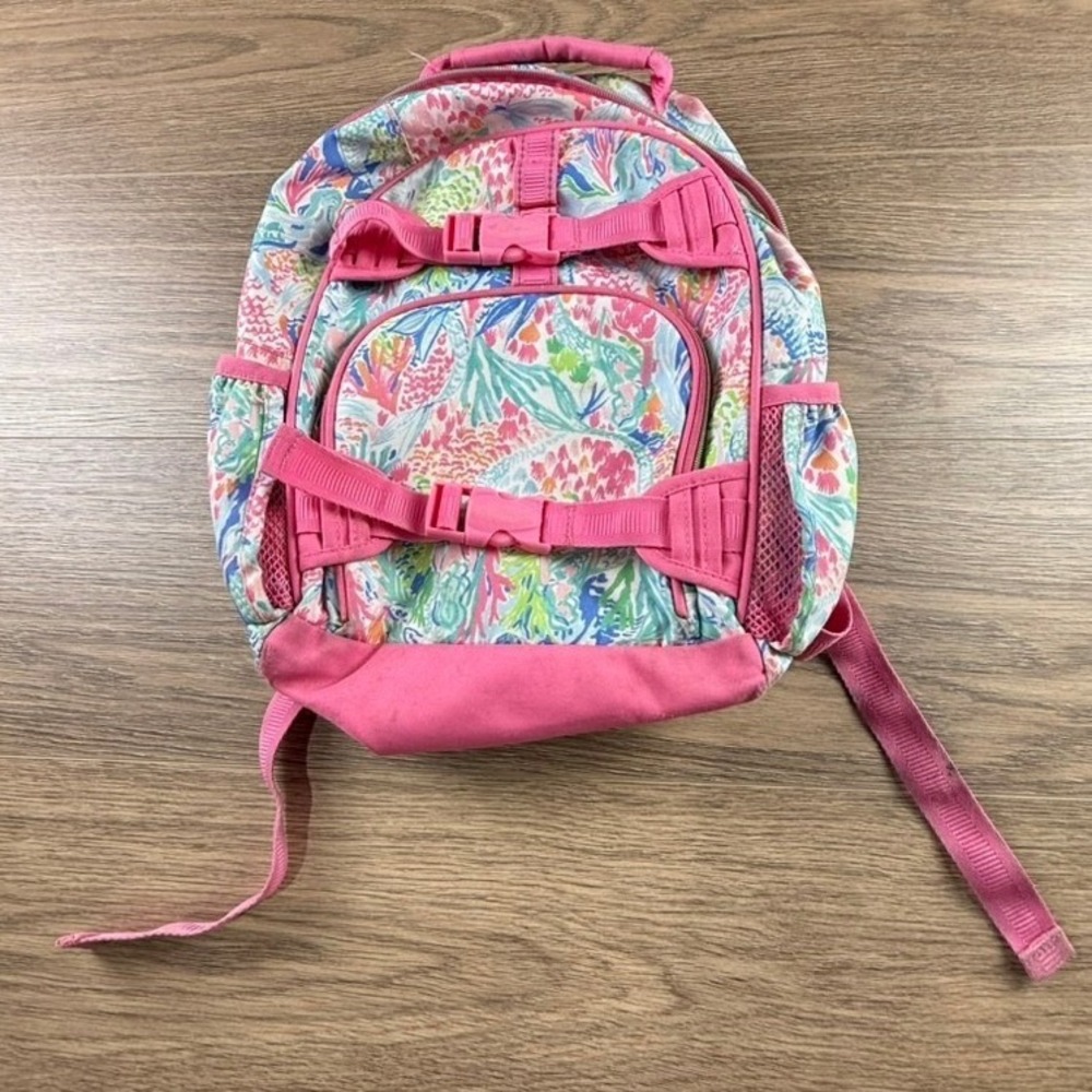 Lilly Pulitzer Pottery Barn KidsSmall Pink Bright Print Mermaid Cove